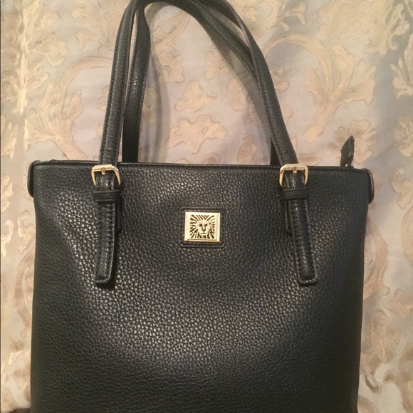 Anne Klein Handbags - Anne Klein small black tote hand bag